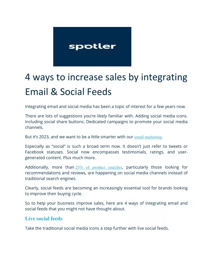 4 ways to increase sales by integrating email