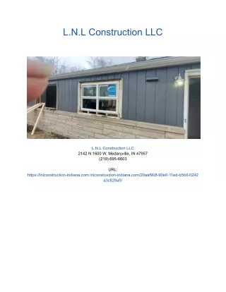 l n l construction llc