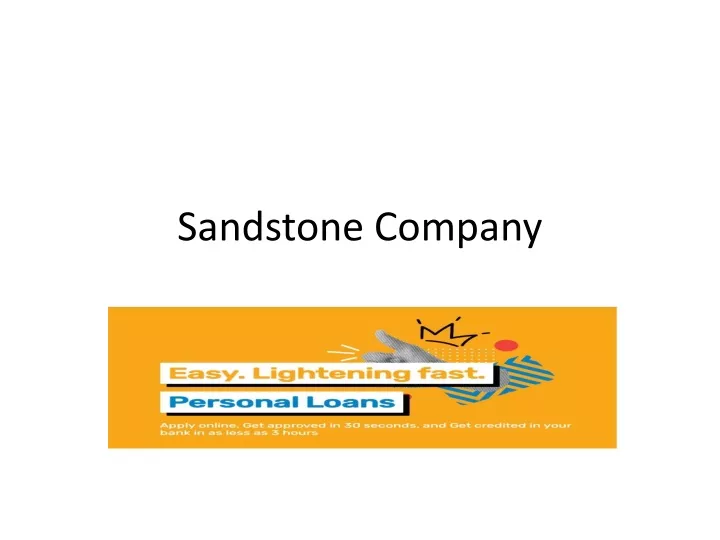 sandstone company