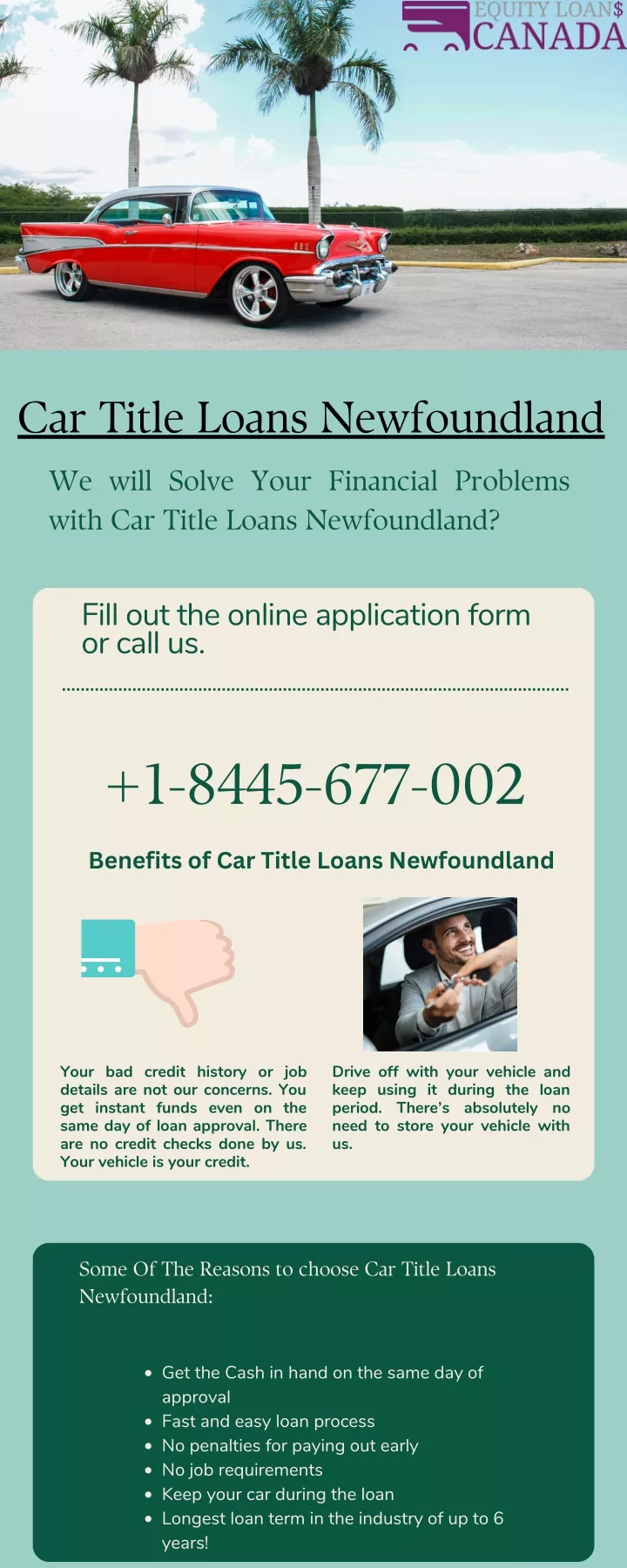 car title loans newfoundland