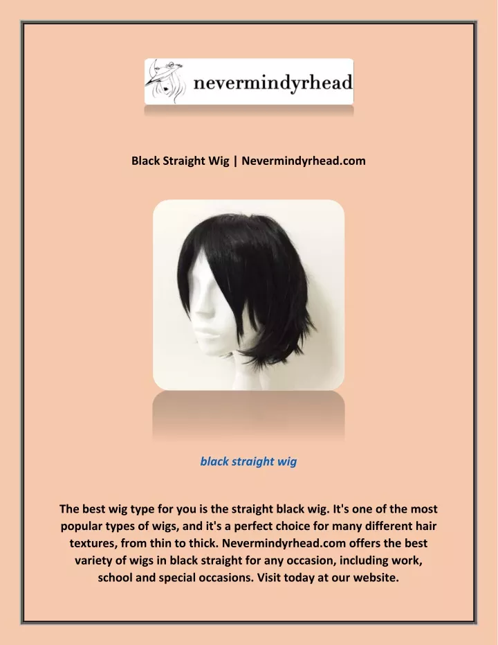 black straight wig nevermindyrhead com