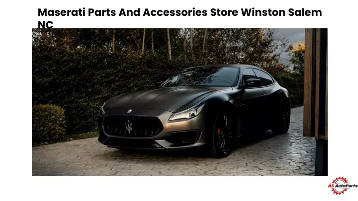 maserati parts and accessories store winston
