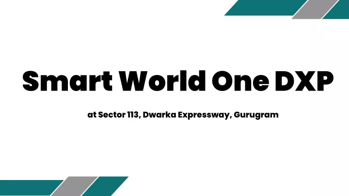 smart world one dxp