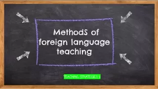 methods of foreign language teaching