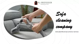 sofa cleaning company pptx