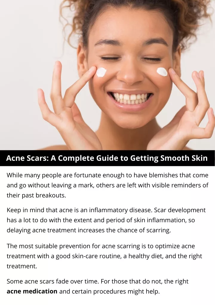 acne scars a complete guide to getting smooth skin