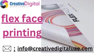 flex face printing