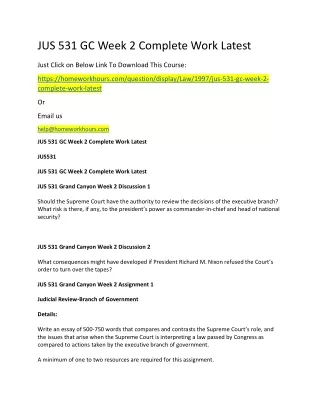 jus 531 gc week 2 complete work latest