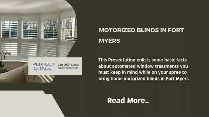 motorized blinds in fort myers