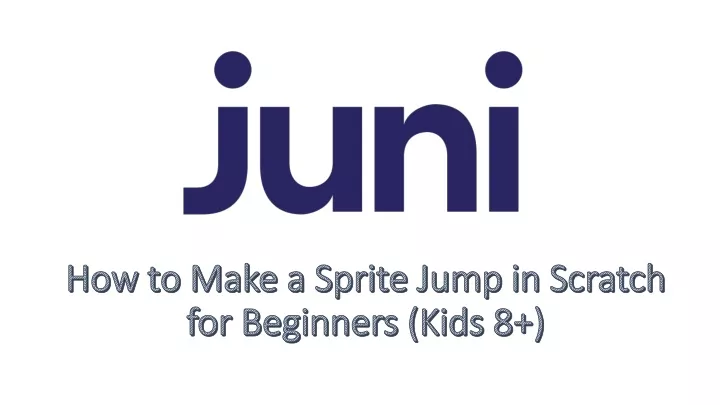 how to make a sprite jump in scratch for beginners kids 8
