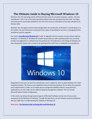 the ultimate guide to buying microsoft windows