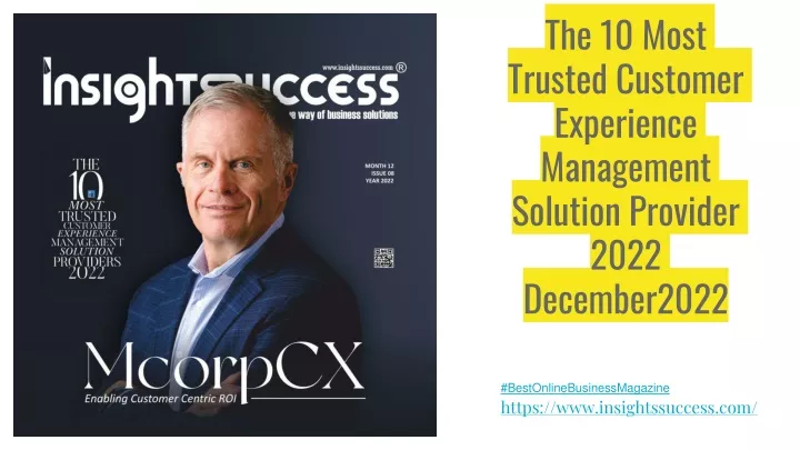 the 10 most trusted customer experience management solution provider 2022 december2022