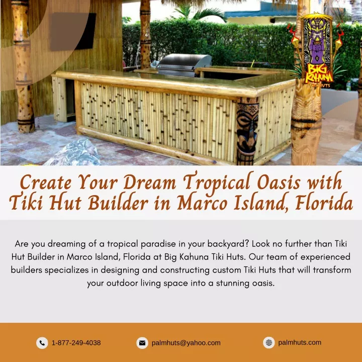 create your dream tropical oasis with tiki