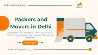 Trusted Packers and Movers in Delhi - ShiftingWale
