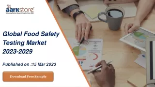 Global Food Safety Testing Market 2023-2029