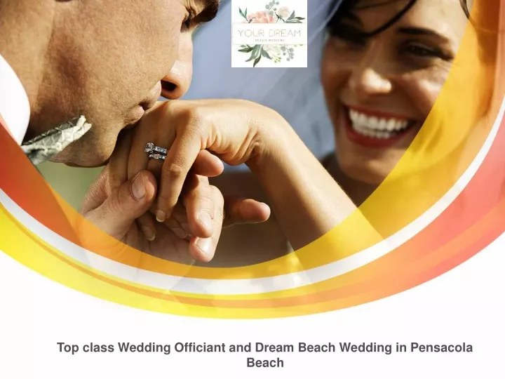 top class wedding officiant and dream beach