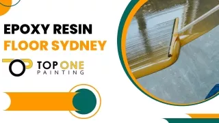 Epoxy Resin Floor Sydney