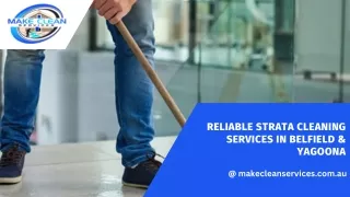 Reliable Strata Cleaning Services in Belfield & Yagoona