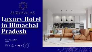 luxury hotels in himachal pradesh