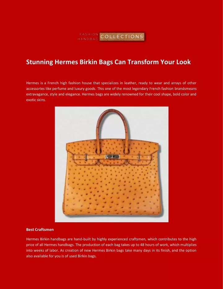 stunning hermes birkin bags can transform your