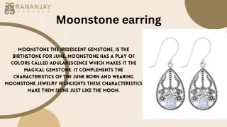 moonstone earring that give you beauty