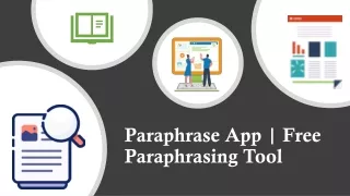 paraphrase app free paraphrasing tool