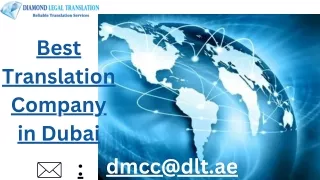 Best Translation Company in Dubai