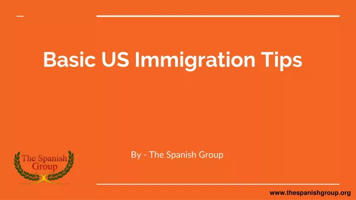 basic us immigration tips