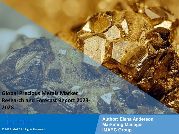 global precious metals market research