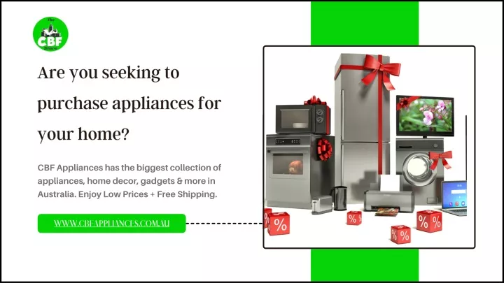 are you seeking to purchase appliances for your