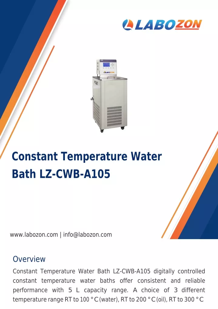 constant temperature water bath lz cwb a105