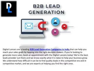 B2B Lead Generation Companies in India
