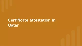 Legal Certificate attestation in Qatar