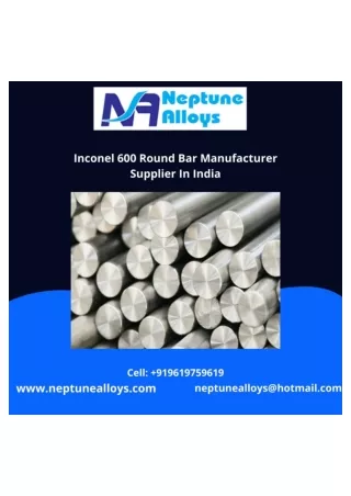 Round Bar Manufacturer | Duplex Steel Wire Supplier - Neptune Alloys