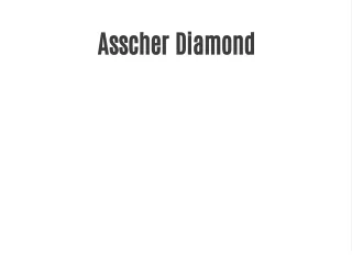 asscher diamond
