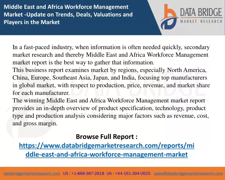 middle east and africa workforce management