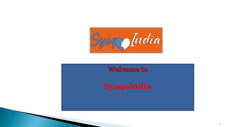 welcome to sysqoindia