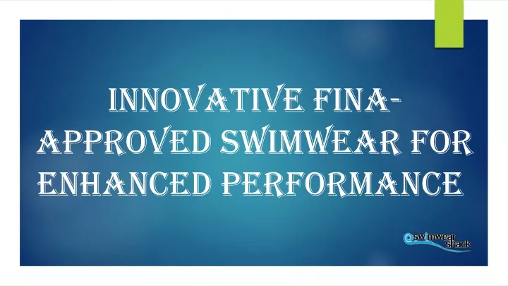 innovative fina approved swimwear for enhanced