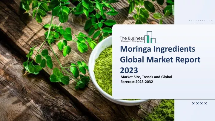 moringa ingredients global market report 2023