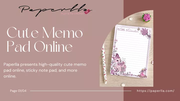 cute memo pad online