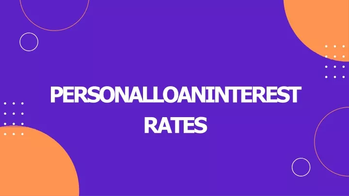 personalloaninterest rates