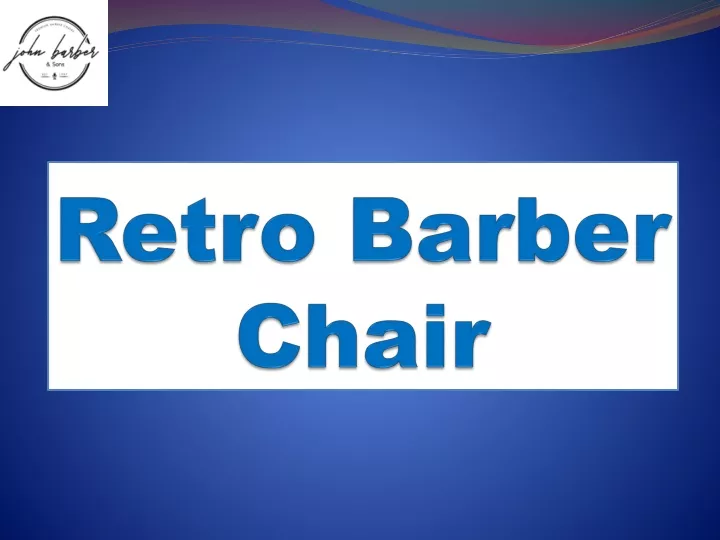 retro barber chair