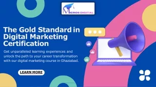 the gold standard in digital marketing certification