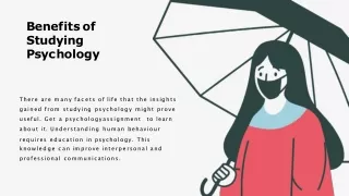 Benefits of Studying Psychologys