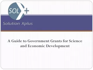 A Guide to Government Grants for Science and Economic Development