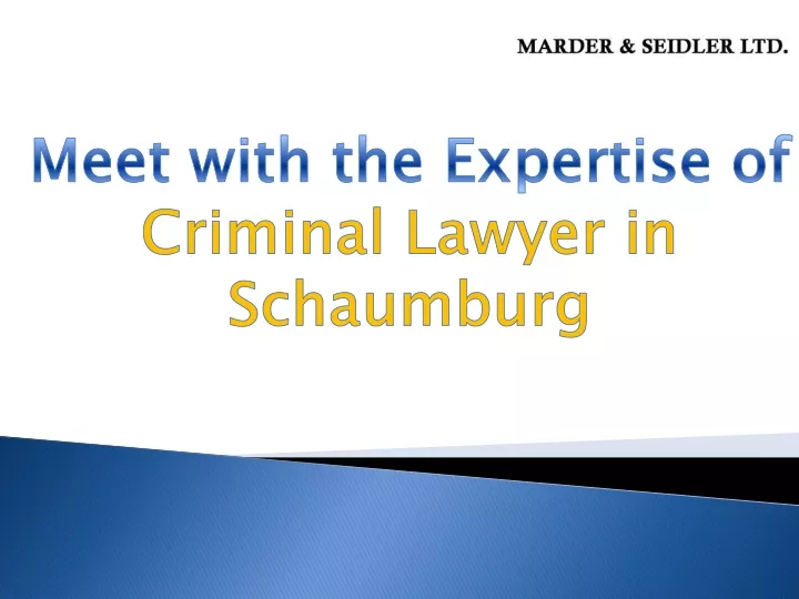 meet with the expertise of criminal lawyer