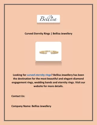 Curved Eternity Rings | Bellisa Jewellery