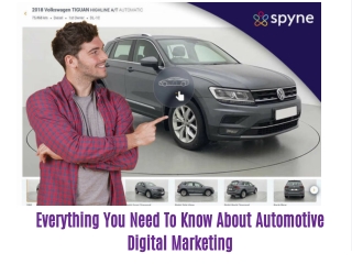 Everything You Need To Know About Automotive Digital Marketing
