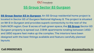 SS Group Sector 83 Gurgaon