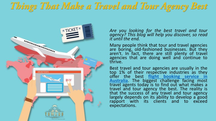 things that make a travel and tour agency best